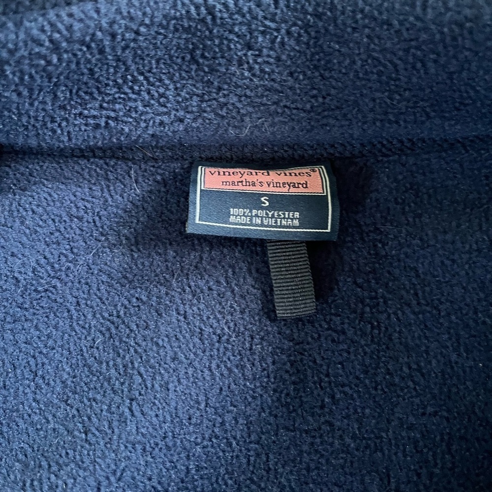 Vineyard Vines men’s Small Navy  Fleece Vest - Picture 3 of 4